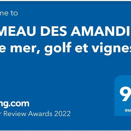 Hameau Des Amandiers - Vue Mer, Golf Et Vignes Διαμέρισμα Saint-Cyr-sur-Mer Εξωτερικό φωτογραφία