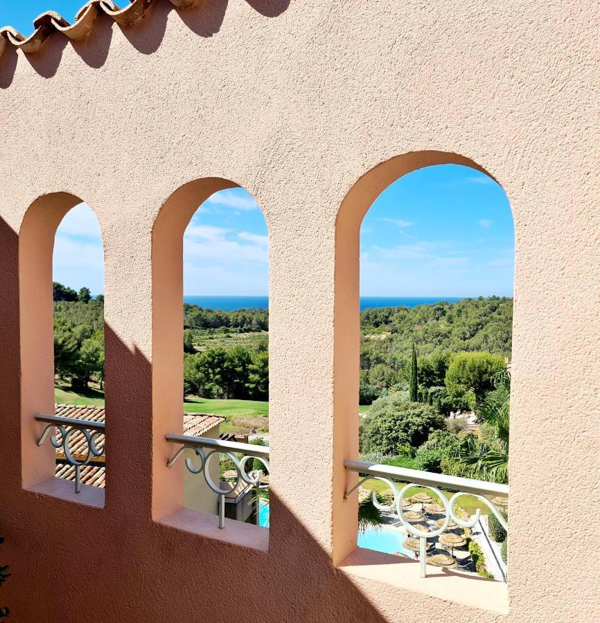 Hameau Des Amandiers - Vue Mer, Golf Et Vignes Διαμέρισμα Saint-Cyr-sur-Mer Εξωτερικό φωτογραφία